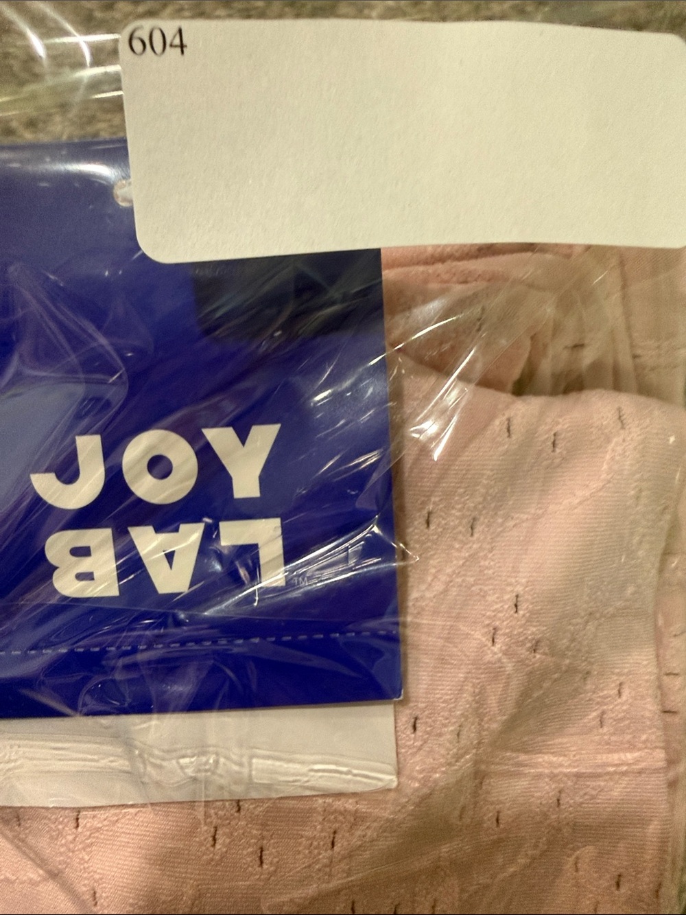 JoyLab - Light Pink Eyelet High-Rise Bike Shorts with Matching Athletic Bra - Picture 12 of 12